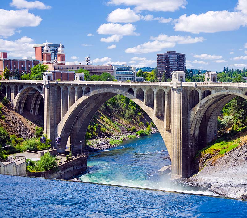 Spokane Riverfront Park Waterfall